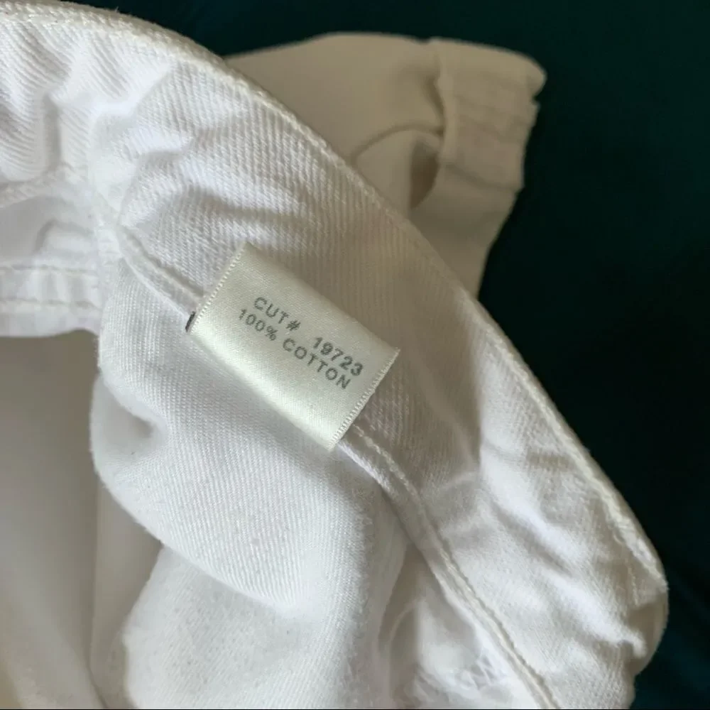 J BRAND WHITE DENIM SHORTS